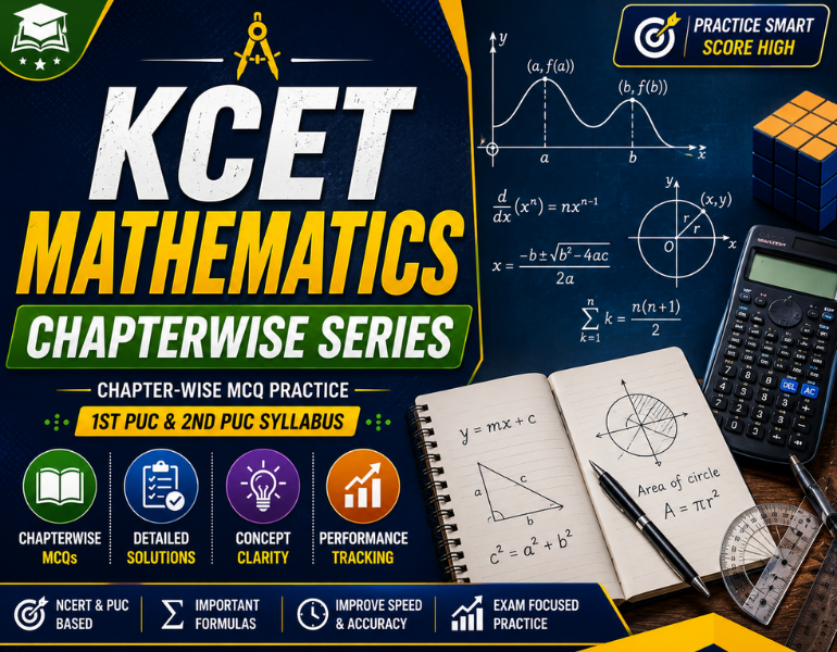 KCET Mathematics Chapter Wise Series