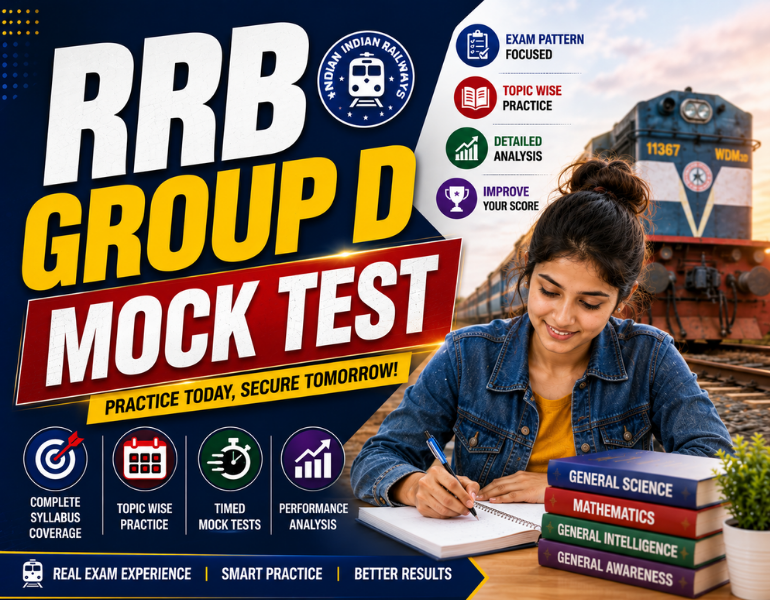 🚆 RRB Group D Pinnacle – 25 Full-Length Mock Test Series