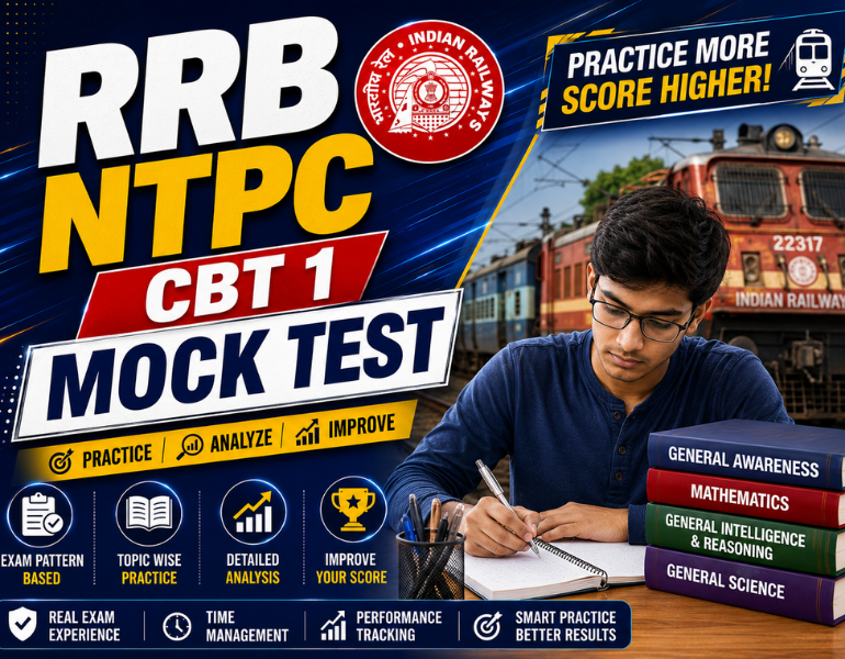 🚆 RRB NTPC CBT-1 Pinnacle – 25 Full-Length Mock Test Series
