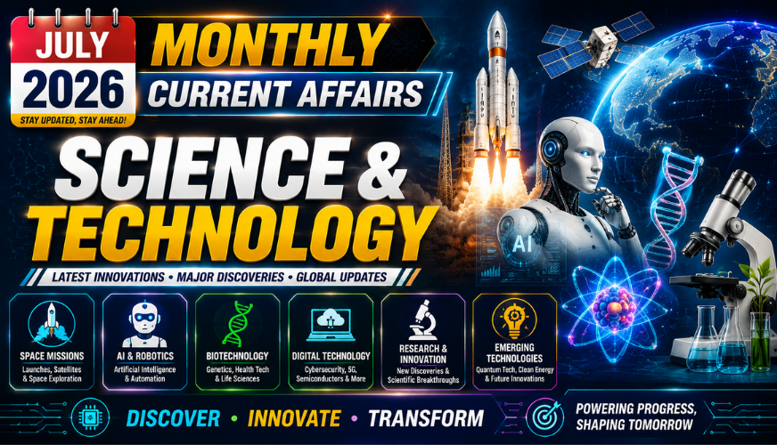 🚀 July 2026 Science & Technology Current Affairs | Innovations, Discoveries & Tech Updates