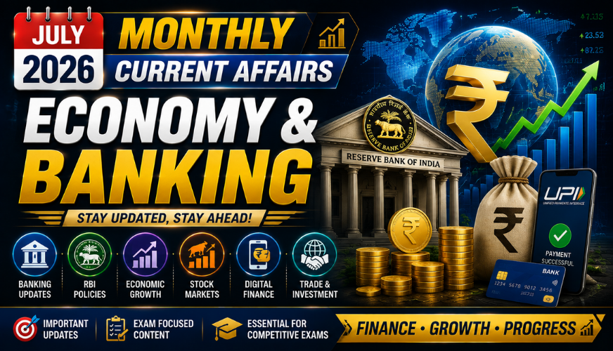 💰 July 2026 Economy & Banking Current Affairs | Markets, Finance & Economic Updates