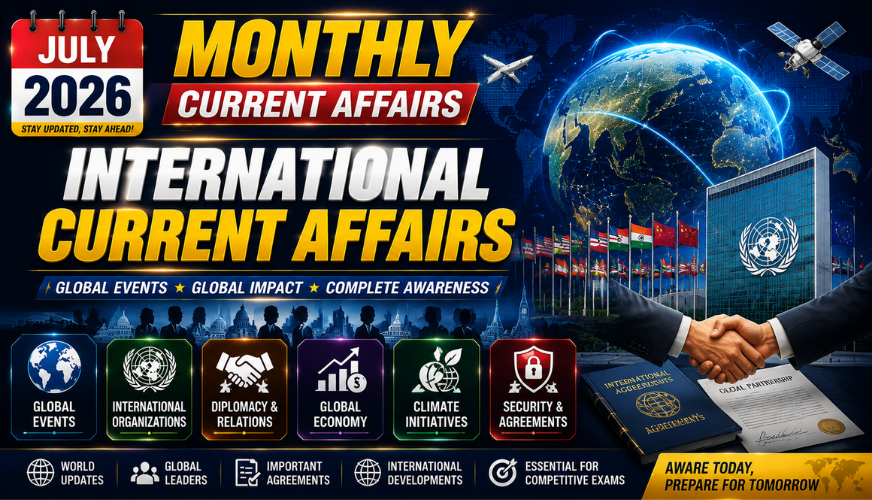 🌐 July 2026 International Current Affairs | Global Events, Diplomacy & World Updates