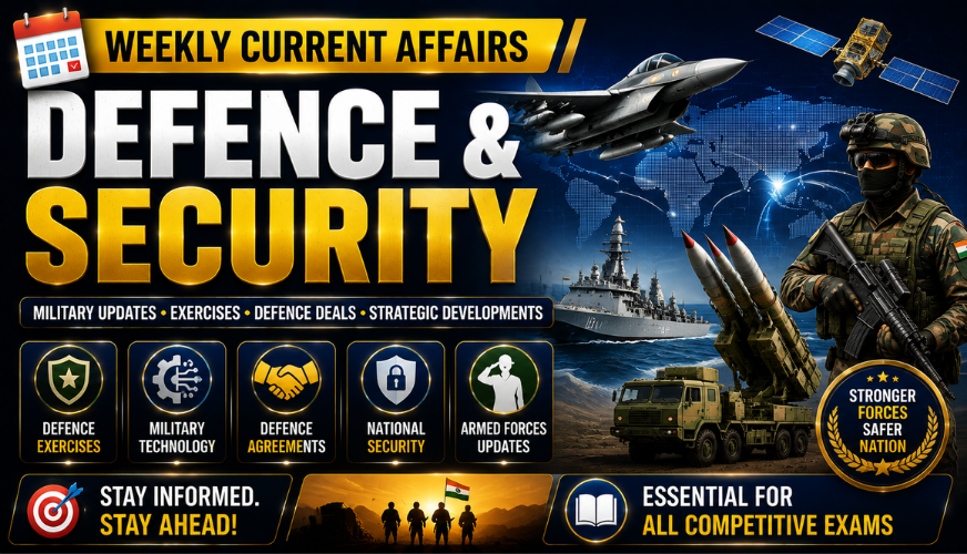 🛡️ Defence & Security Current Affairs 2026 | Military Updates, Exercises & Strategic Developments