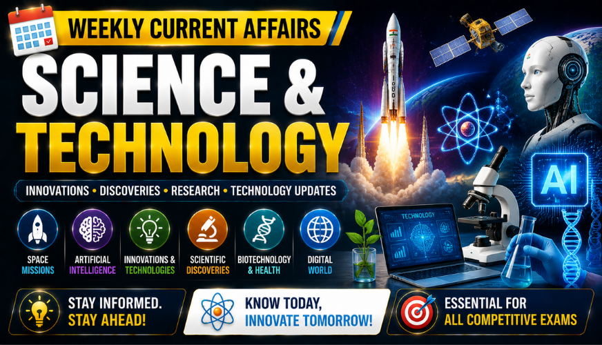 🚀 Science & Technology Current Affairs 2026 | Innovations, Space Missions & Tech Updates